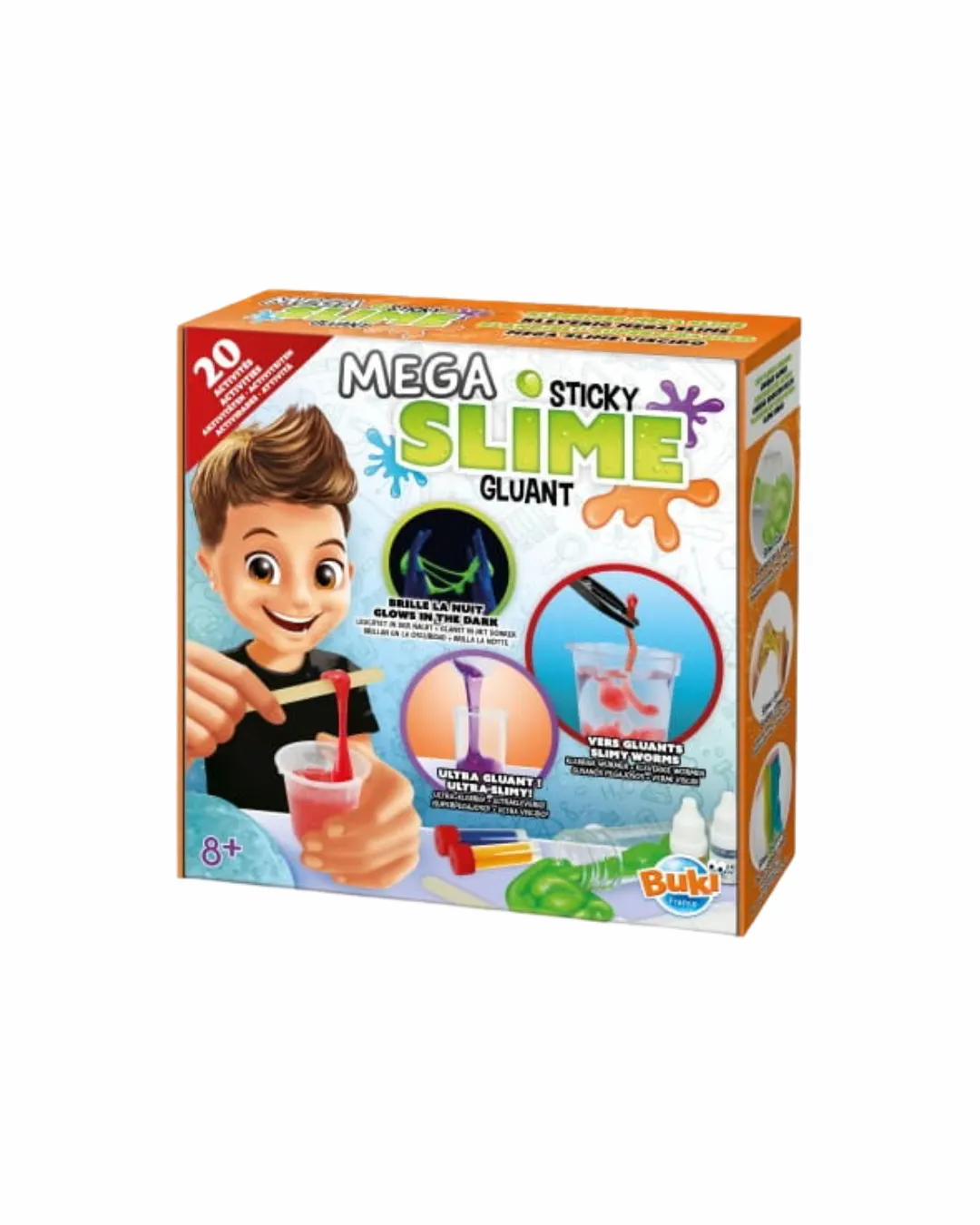 Buki - zestaw Mega lab do produkcji 20 Slime glutów 