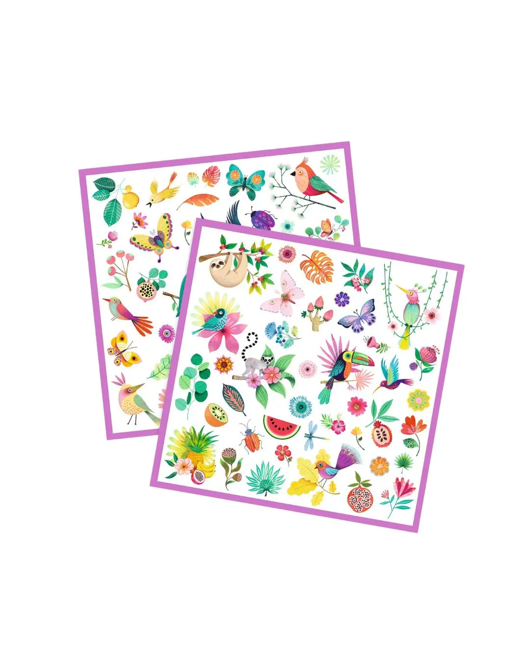 Zestaw naklejek 160 szt Djeco Raj Zestaw naklejek 160 szt Djeco Raj