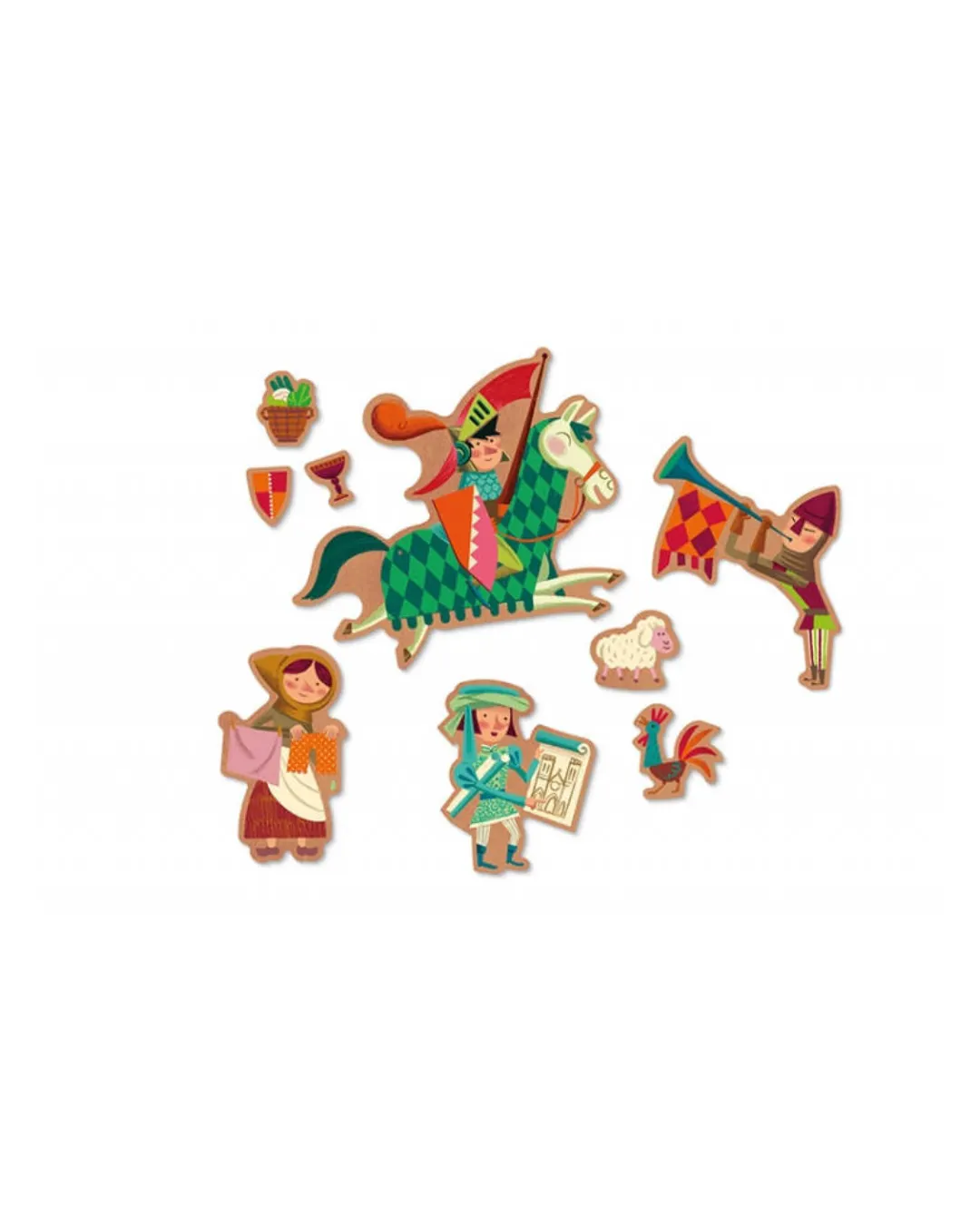 Londji - naklejki wielorazowe Średniowiecze