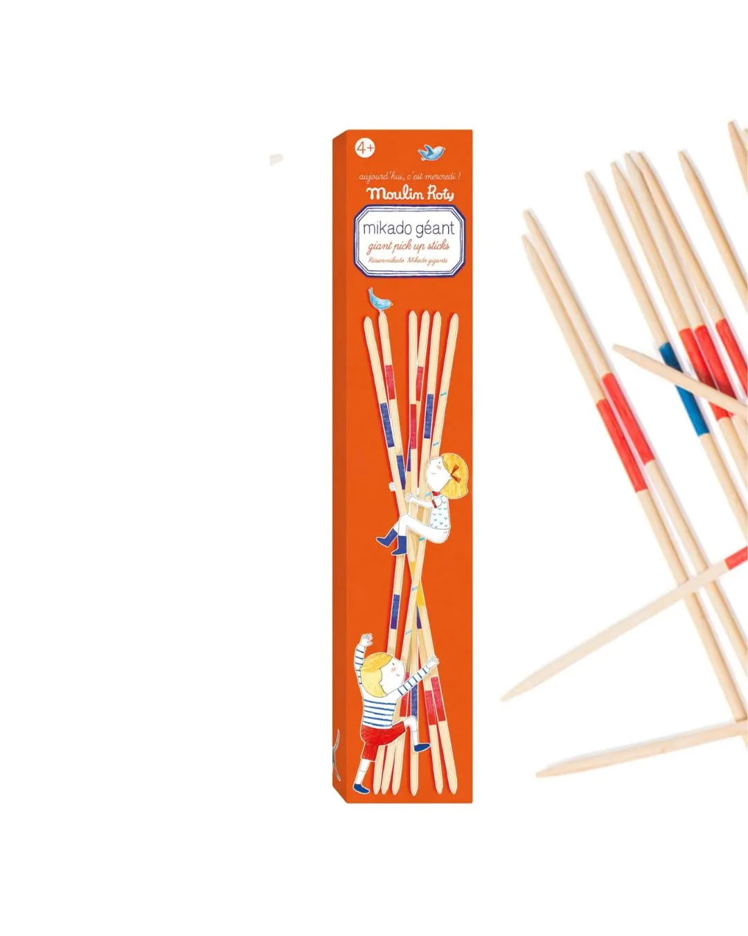 Moulin Roty - duże bierki Mikado gigant