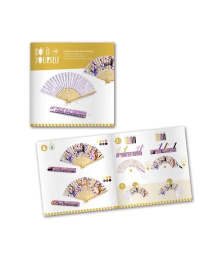 Djeco - zestaw zrób to sam - wachlarz Piękno Lasu Djeco - zestaw zrób to sam - wachlarz Piękno Lasu