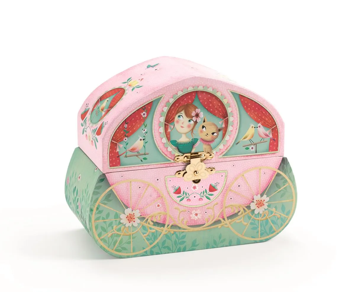 Djeco - drewniana szkatułka z pozytywką Karoca Leo Friedman Djeco - drewniana szkatułka z pozytywką Karoca Leo Friedman