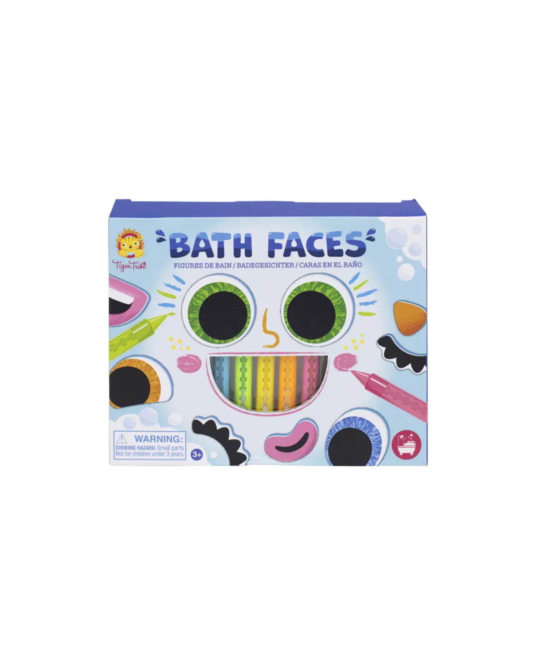 Tiger Tribe - zabawki kąpielowe Kredki i buźki