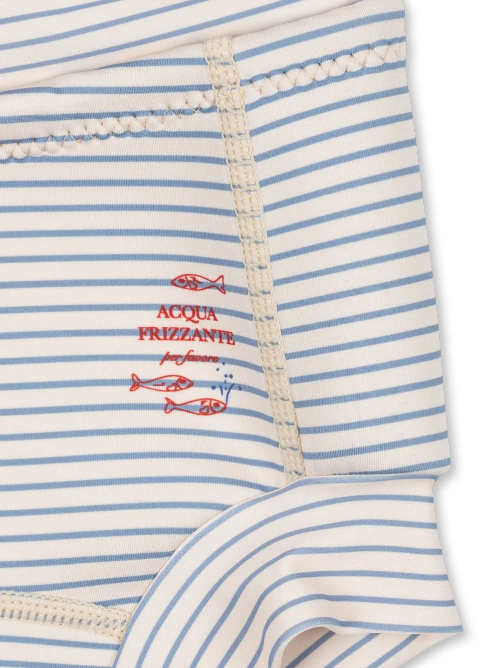 Konges Sløjd - spodenki kąpielowe niemowlęce Bobbi Stripe Bluie