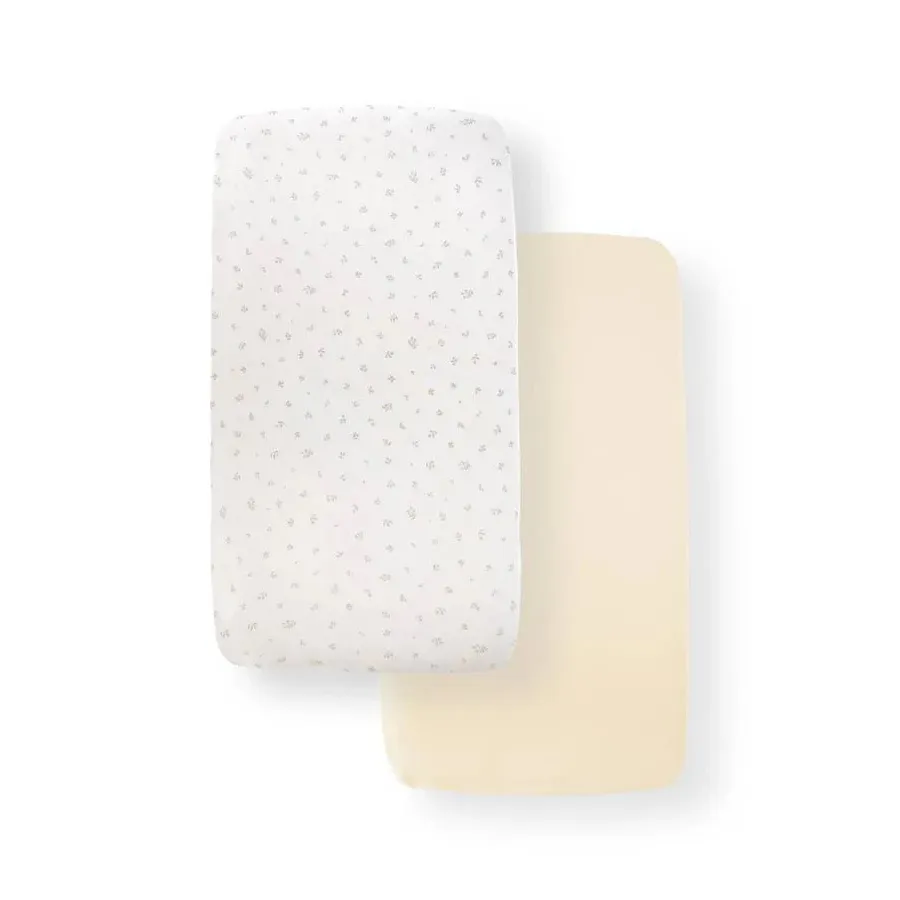 Bamboom - bambusowe prześcieradło do gondoli z gumką 80x40 - 2 szt. Tulips Bamboom - bambusowe prześcieradło do gondoli z gumką 80x40 - 2 szt. Tulips