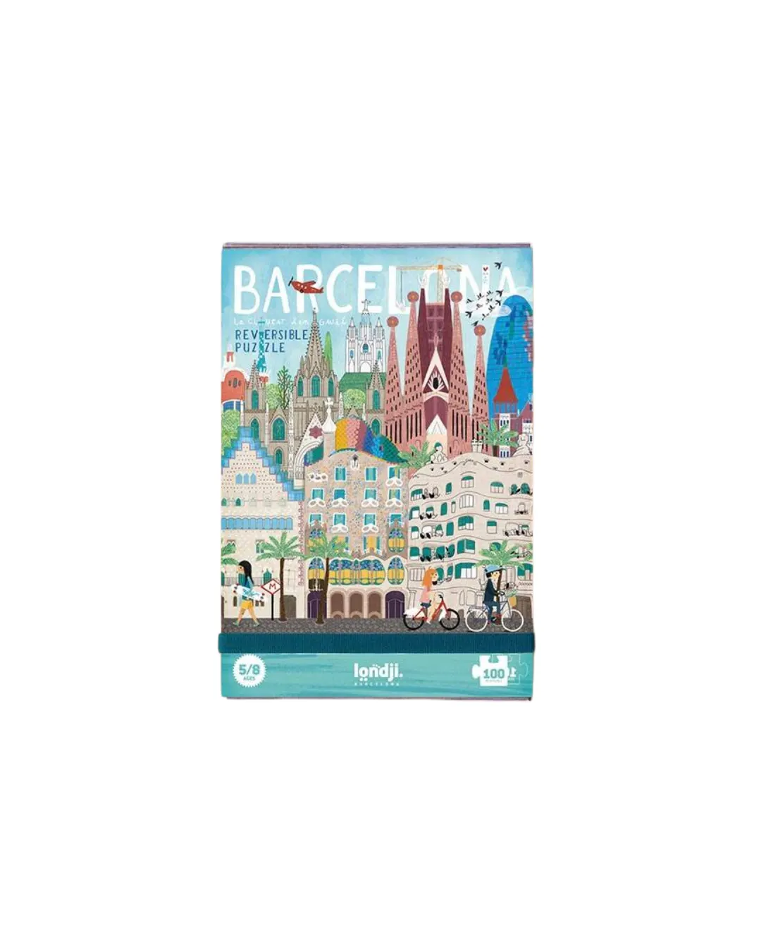 Londji - puzzle Gaudi Skyline dwustronne 100 elementów z grą obserwacyjną
