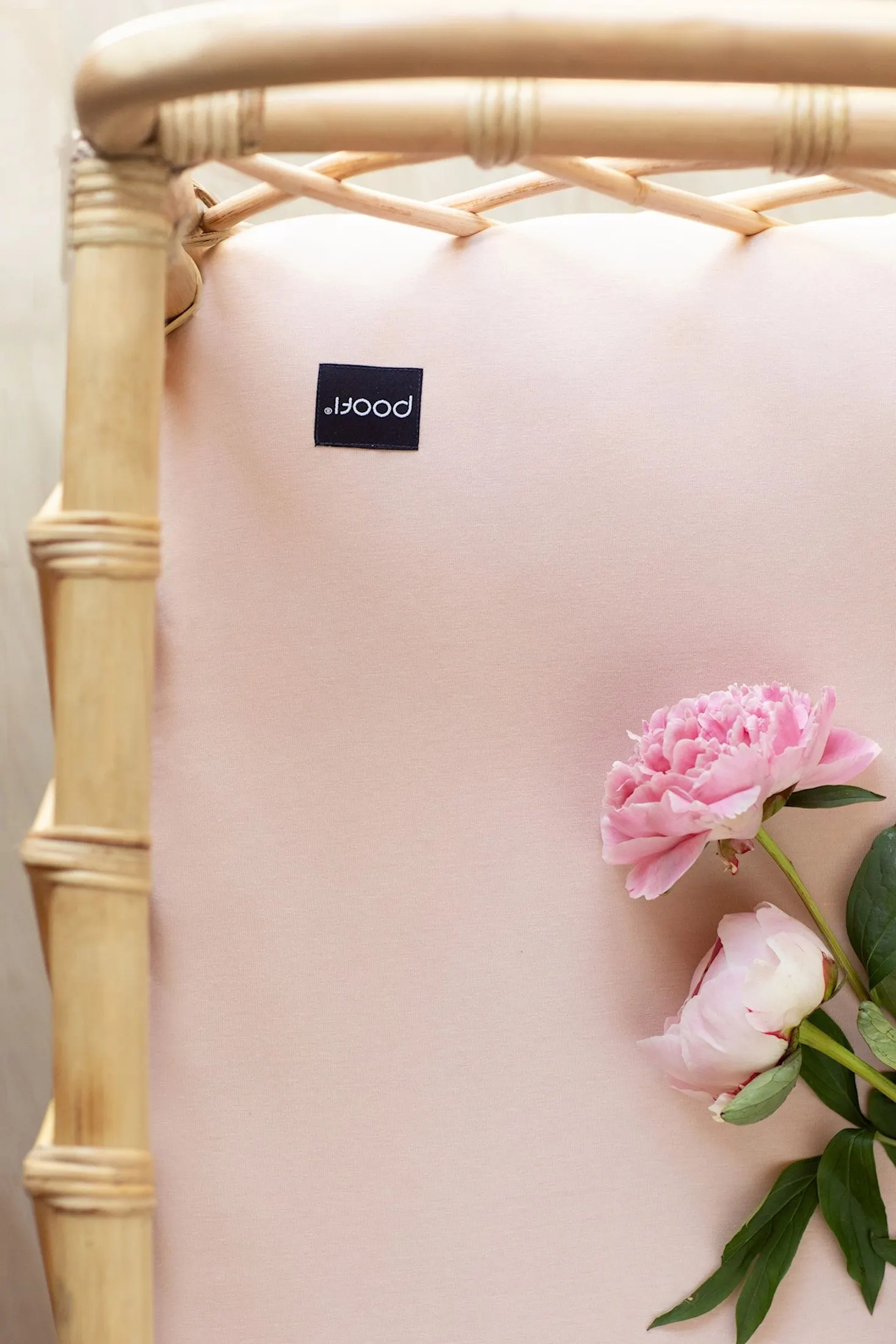 Poofi - prześcieradło Organic&Color 60x120 Pudrowy Poofi - prześcieradło Organic&Color 60x120 Pudrowy