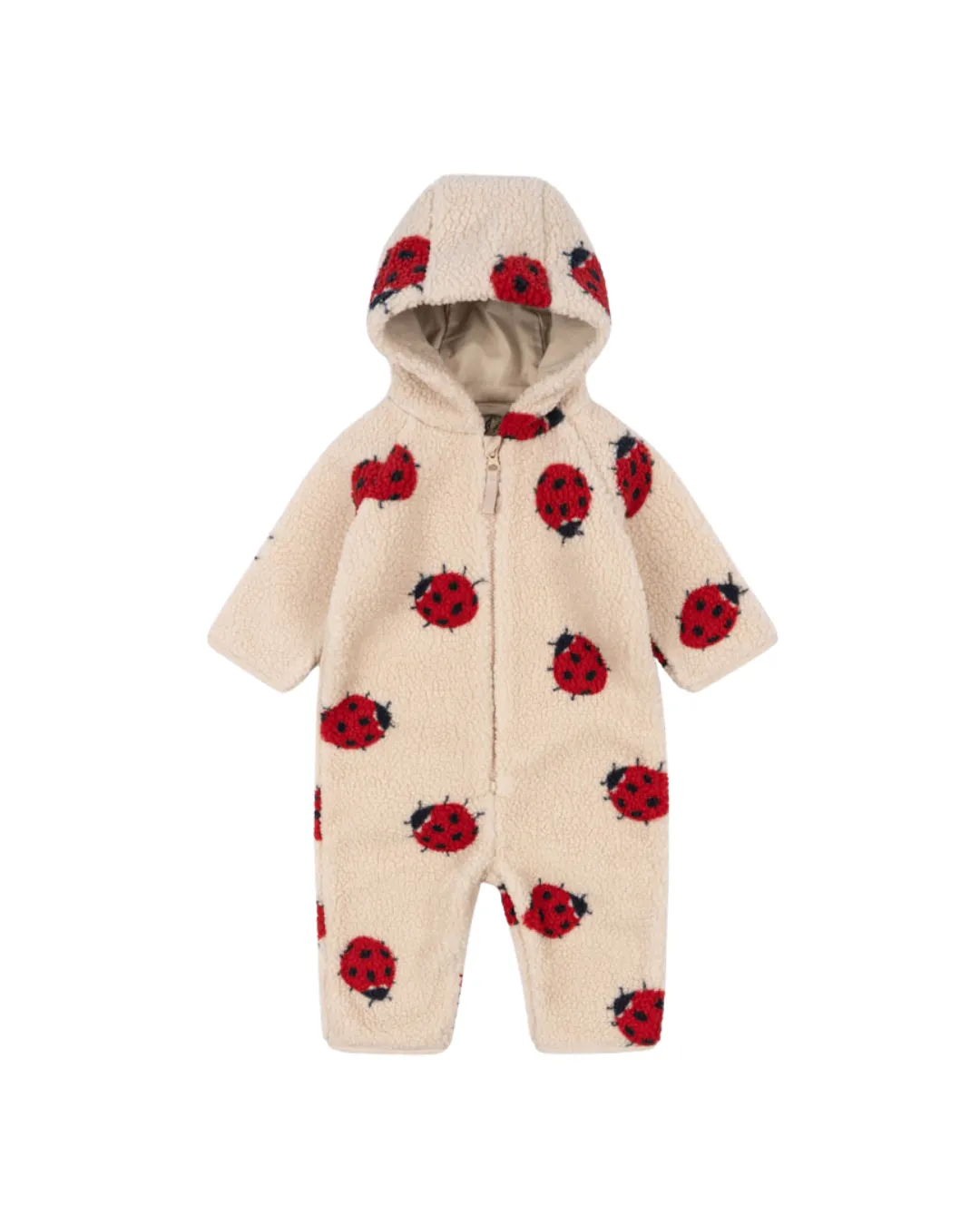 Konges Sløjd - kombinezon niemowlęcy Jody Teddy Onesie GRS Lady Bug