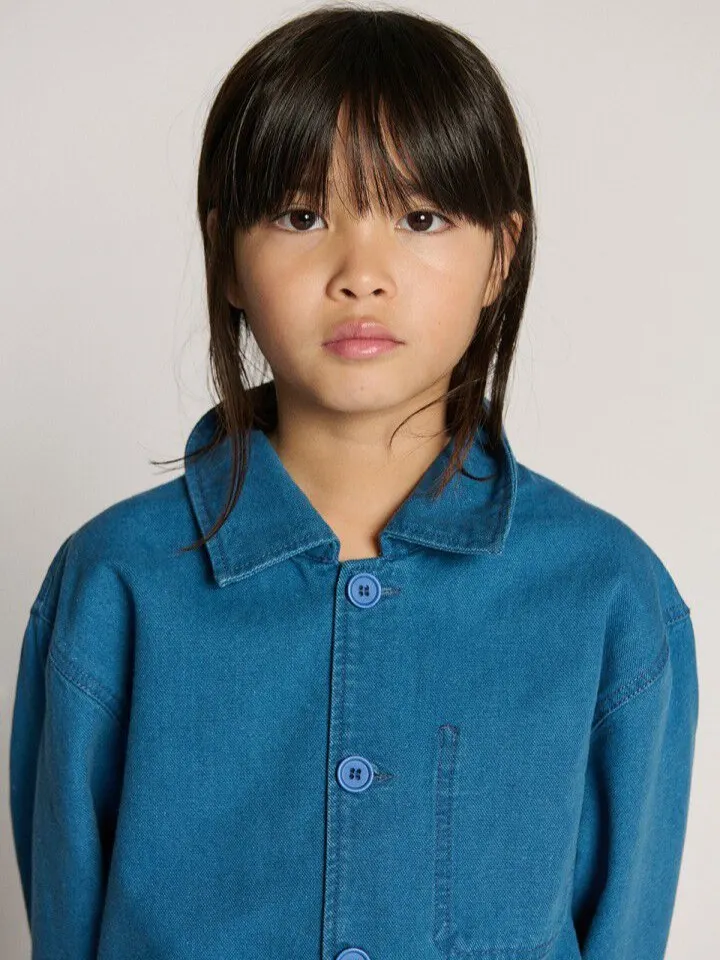 American Vintage - kurtka jeansowa Comow Stone Blue