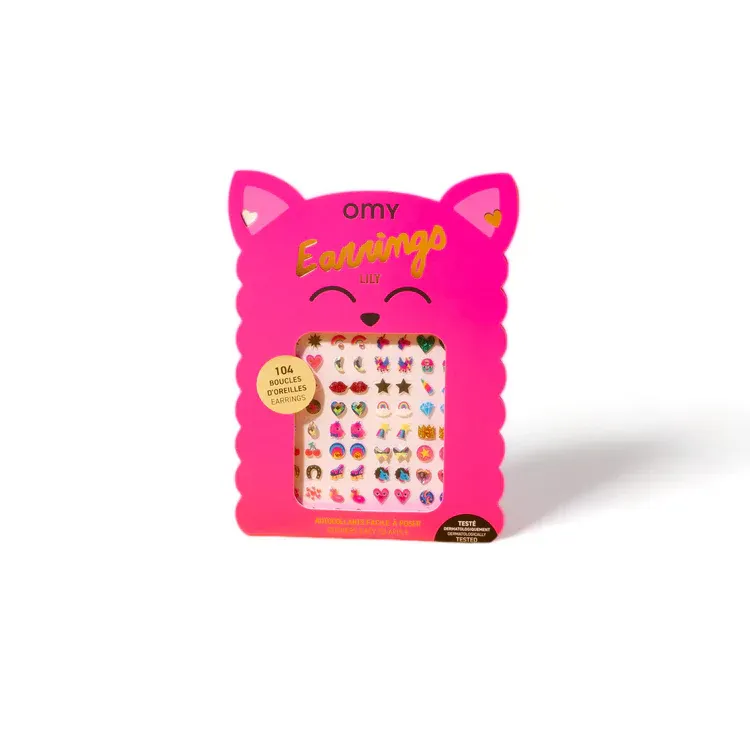 Omy - kolczyki dla dzieci 104 sztuki Lily Omy - kolczyki dla dzieci 104 sztuki Lily