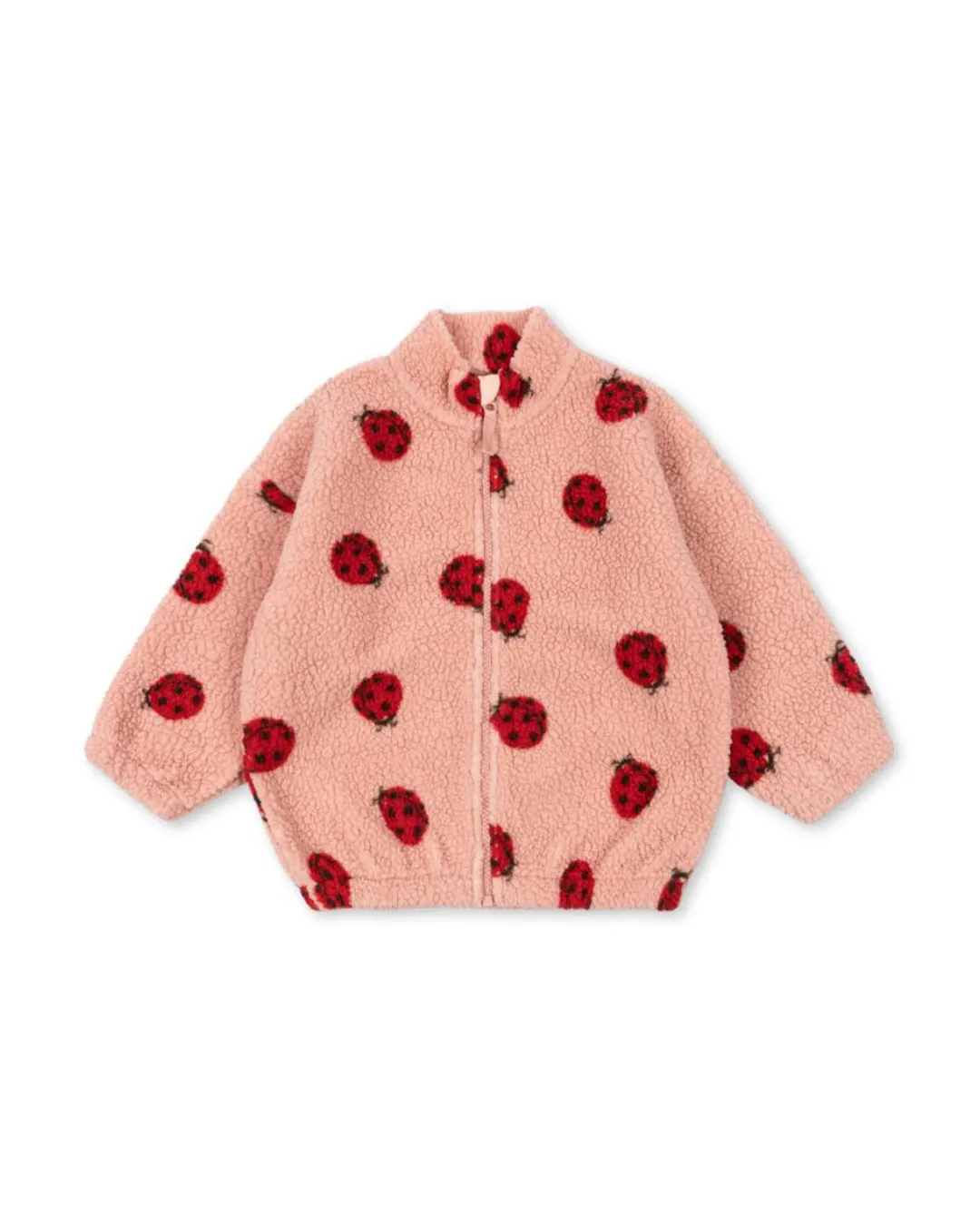 Konges Sløjd - kurtka dziecięca Jody Teddy Jacket GRS Ladybug Pink Konges Sløjd - kurtka dziecięca Jody Teddy Jacket GRS Ladybug Pink