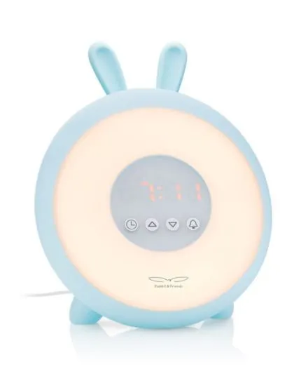 Rabbit & Friends - królik lampka budząca światłem Niebieski