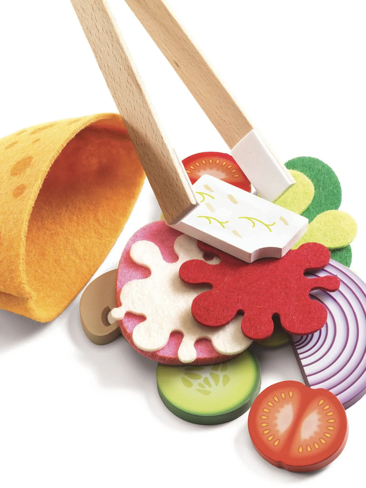 Djeco - drewniana zabawka dla dzieci degustacja PITY CYRUS & LENA