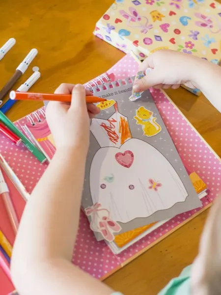 Tiger Tribe - zestaw kolorowanek Balet Tiger Tribe - zestaw kolorowanek Balet