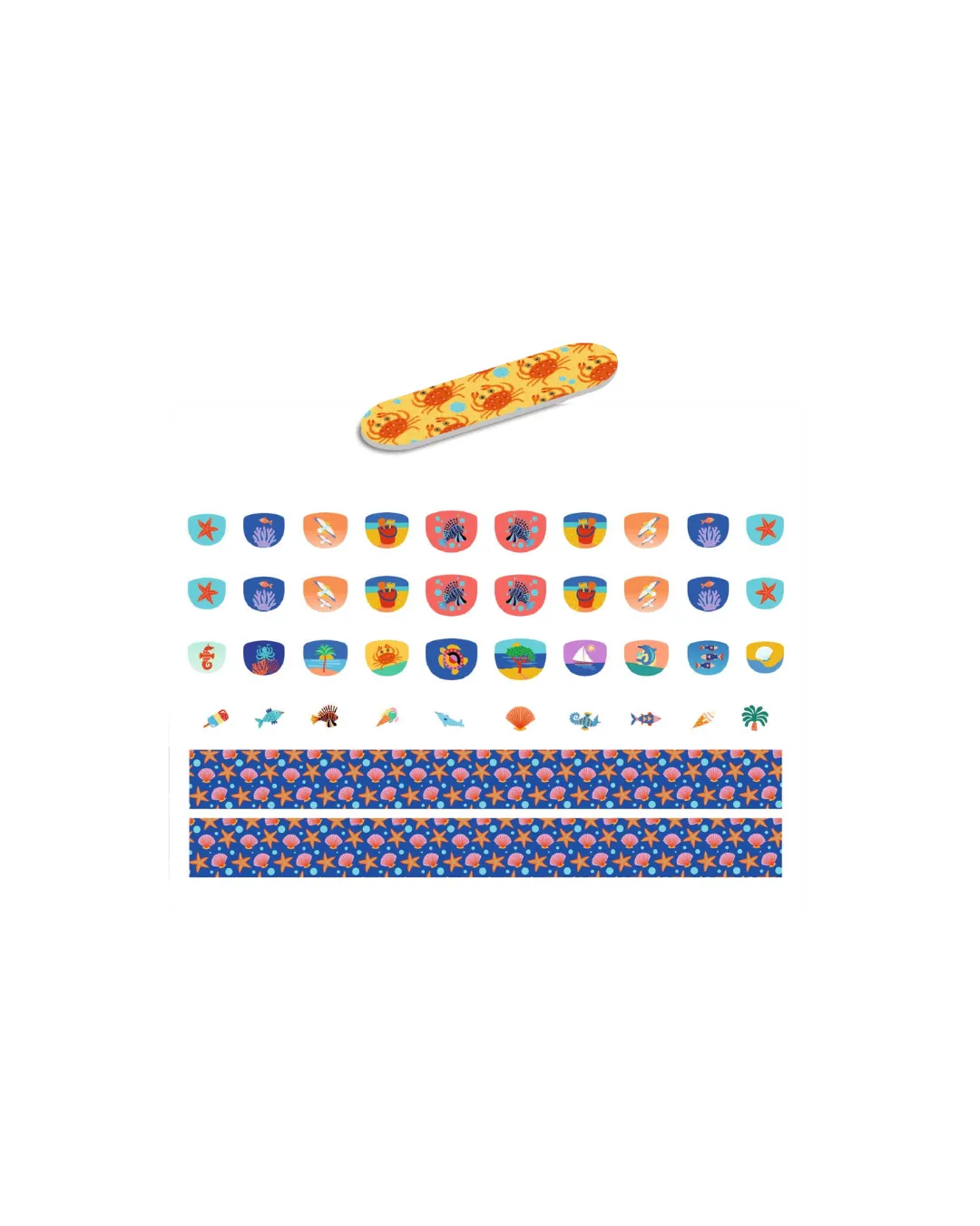 Djeco - naklejki na paznokcie dla dzieci wakacje