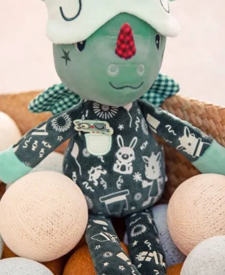 Lilliputiens - przytulanka do spania z elementami fluorescencyjnymi Smok Joe Lilliputiens - przytulanka do spania z elementami fluorescencyjnymi Smok Joe