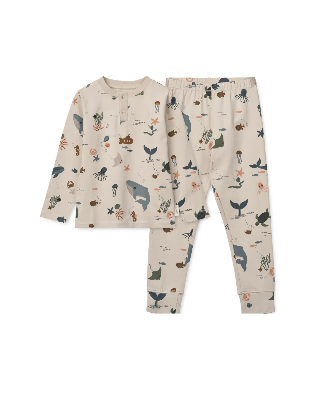 Liewood - piżama dziecięca Wilhelm sea creature sandy Liewood - piżama dziecięca Wilhelm sea creature sandy
