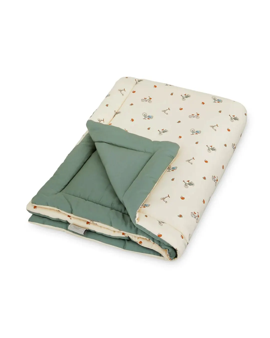 Cam Cam Copenhagen - dwustronny miękki kocyk dla niemowląt OCS Bicycles