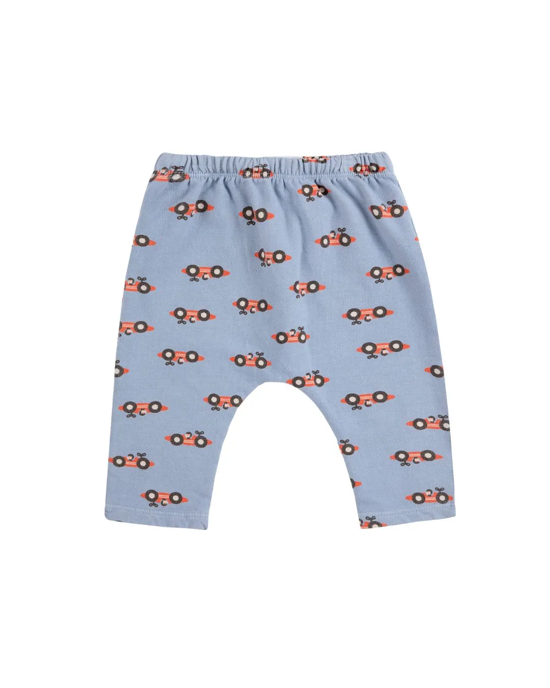BOBO CHOSES - spodnie niemowlęce dresowe All Over Jogging Pants Race Car
