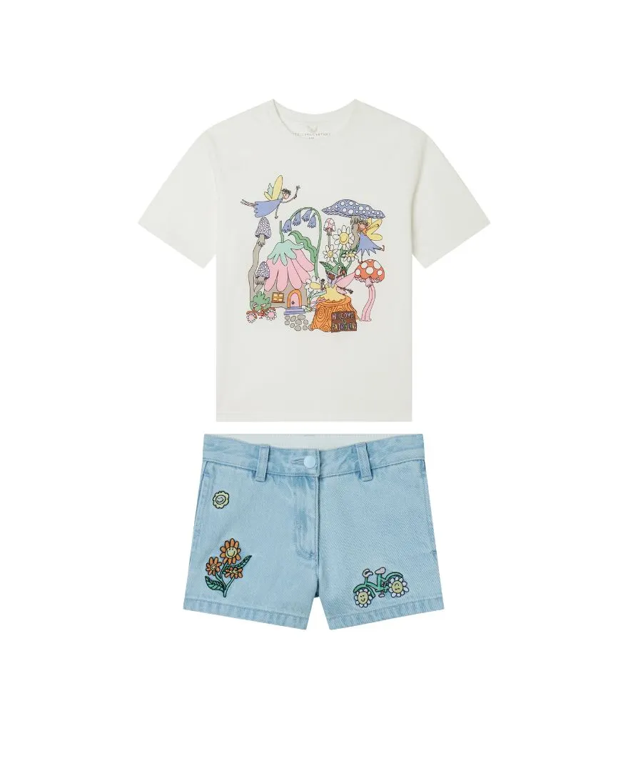 Stella McCartney - stylizacja letnia dla dziewczynki Woodland