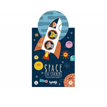 Londji - naklejki wielorazowe Kosmos