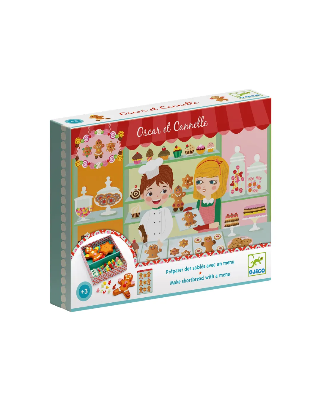 Djeco - dekorowanie ciasteczek Oscar i Cynamonki