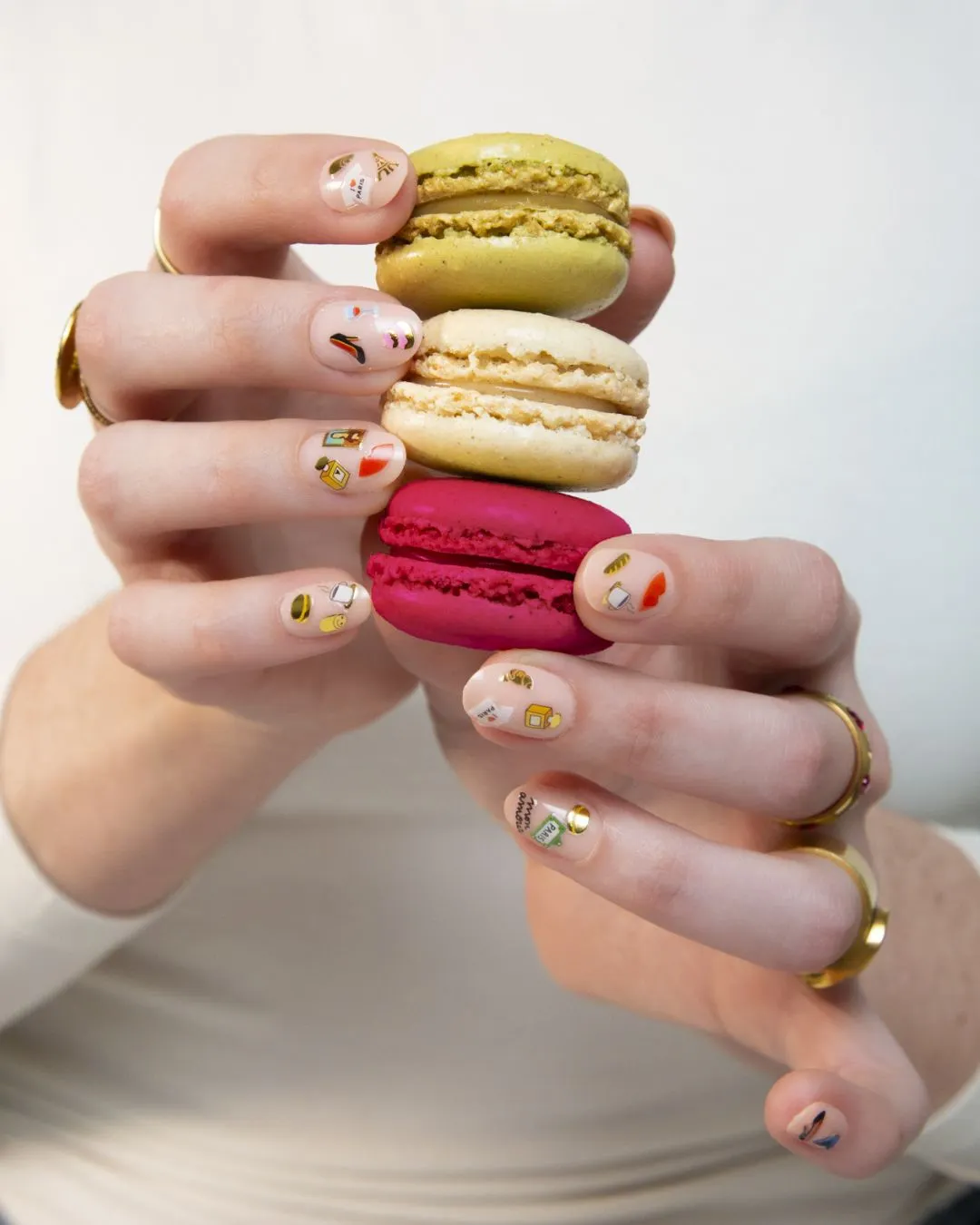 OMY - Naklejki na paznokcie 120 sztuk Paris