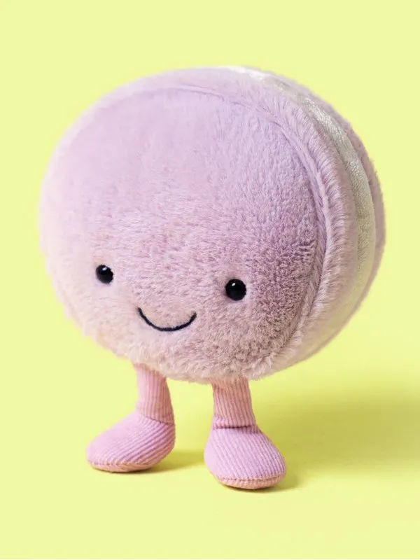 Jellycat - wesoły makaronik Liliowy May 12 cm