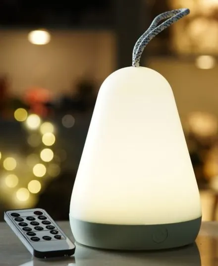 Rabbit & Friends - latarenka lampka z pilotem Biała